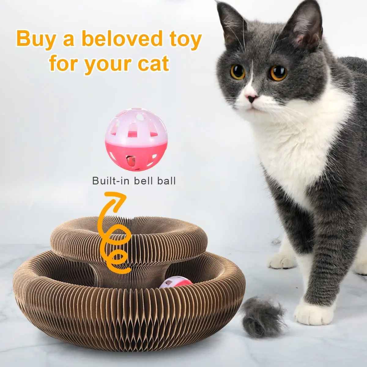 Çanlı Kedi Oyun Topu ve Eğlence Seti