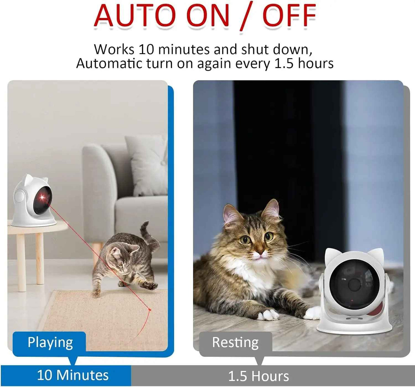 Otomatik Lazer Kedi Oyuncağı