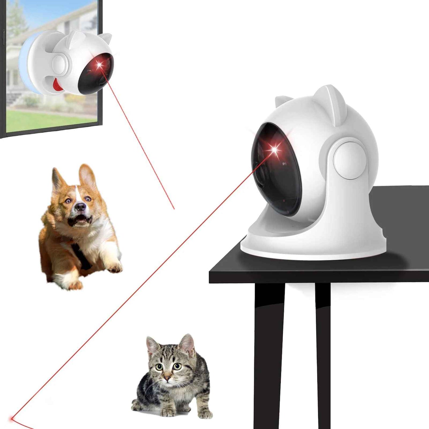 Otomatik Lazer Kedi Oyuncağı