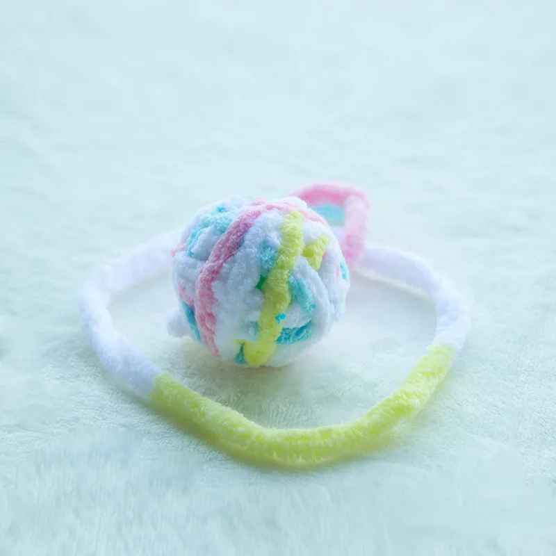 Colorful Soft Cat Toy - Fun Ball Set